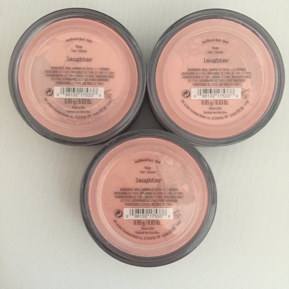 #NWT Original bareMinerals Laughter Loose Powder Blush 0.85g/0.03oz - Lot of 3 - Picture 1 of 2